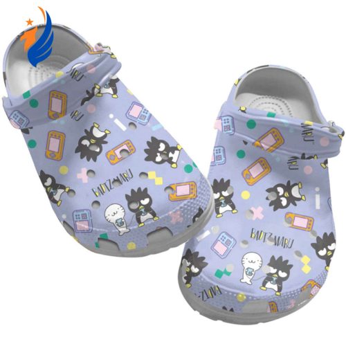 Hello Kitty Funny Bad Badtz – Maru Blue Clogs For Kids And Adults
