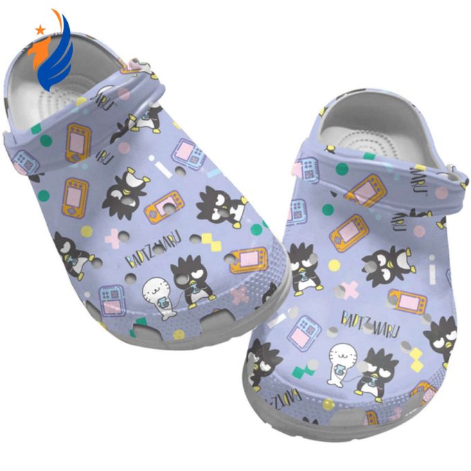 Hello Kitty Funny Bad Badtz – Maru Blue Clogs For Kids And Adults Hello Kitty Funny Bad Badtz – Maru Blue Clogs For Kids And Adults