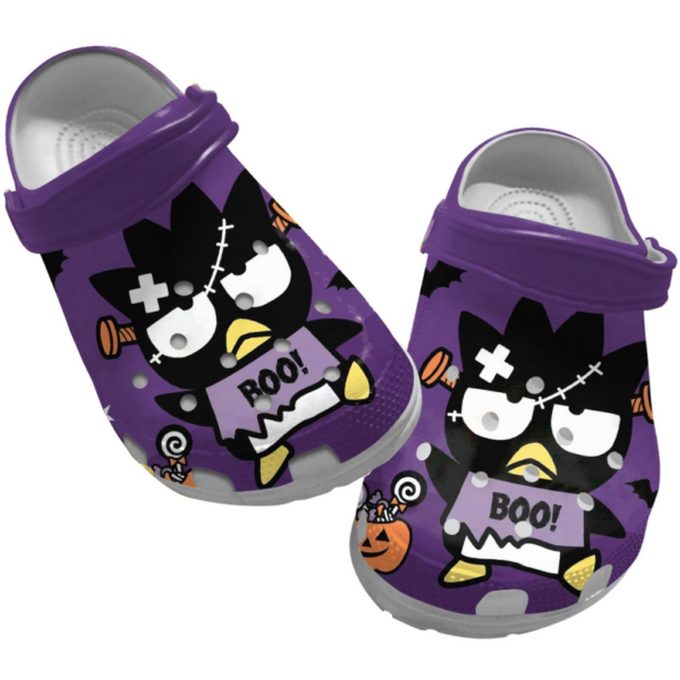 Hello Kitty Halloween Bad Badtz – Maru Purple Clogs For Kids And Adults
