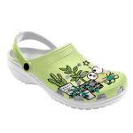 Hello Kitty Happy Kerokerokeroppi Love Nature Green Clogs For Kids And Adults Hello Kitty Happy Kerokerokeroppi Love Nature Green Clogs For Kids And Adults