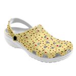 Hello Kitty Happy Pompompurin Pattern Yellow Clogs For Kids And Adults Hello Kitty Happy Pompompurin Pattern Yellow Clogs For Kids And Adults