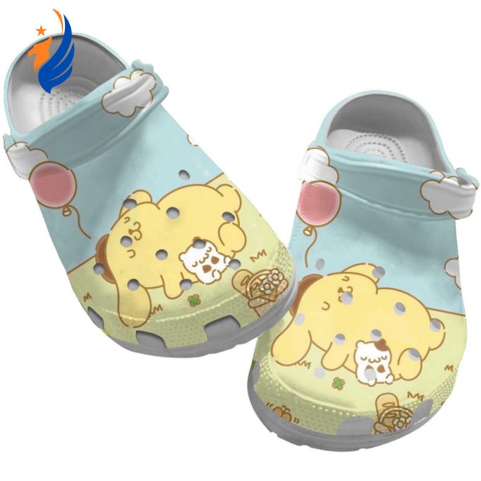 Hello Kitty Happy Pompompurin Sleeptight Clogs For Kids And Adults Hello Kitty Happy Pompompurin Sleeptight Clogs For Kids And Adults