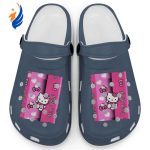 Hello Kitty Pink Stripes Denim Clogs For Kids And Adults Hello Kitty Pink Stripes Denim Clogs For Kids And Adults