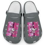 Hello Kitty Pink Stripes Granite Clogs For Kids And Adults Hello Kitty Pink Stripes Granite Clogs For Kids And Adults