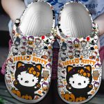 Merry Halloween Hello Kitty Pink Clogs For Kids And Adults Merry Halloween Hello Kitty Pink Clogs For Kids And Adults