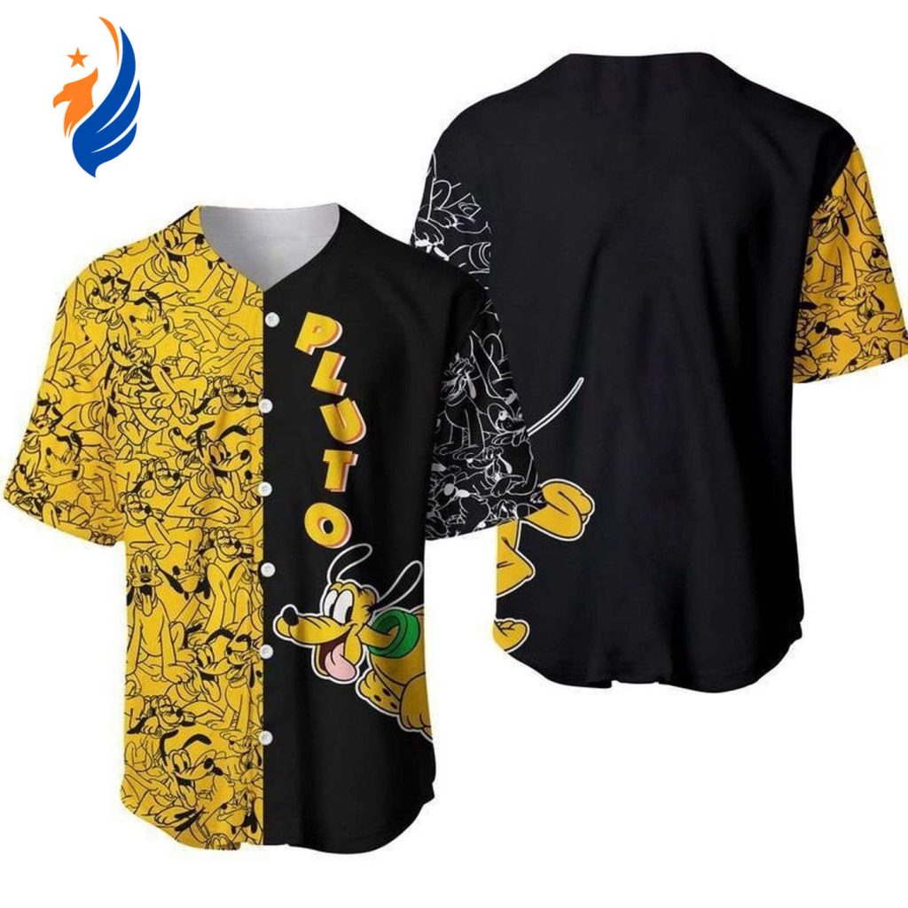 Mickey Mouse Pluto Disney Baseball Jersey: Perfect Gift for Disney Lovers! Size 116 Mickey Mouse Pluto Disney Baseball Jersey: Perfect Gift for Disney Lovers! Size 116