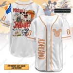 Spooky Season Mickey Ghost Baseball Shirt – Personalized Disney Halloween Jersey Perfect Magic Kingdom Gift for Kids