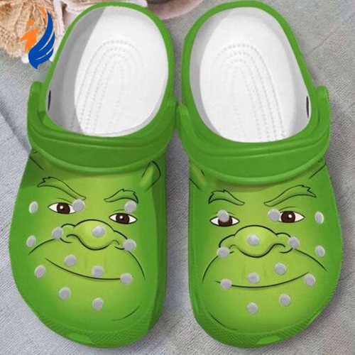 Get your Shrek Face Green Unisex Clogs – Perfect Fan Gift 2024