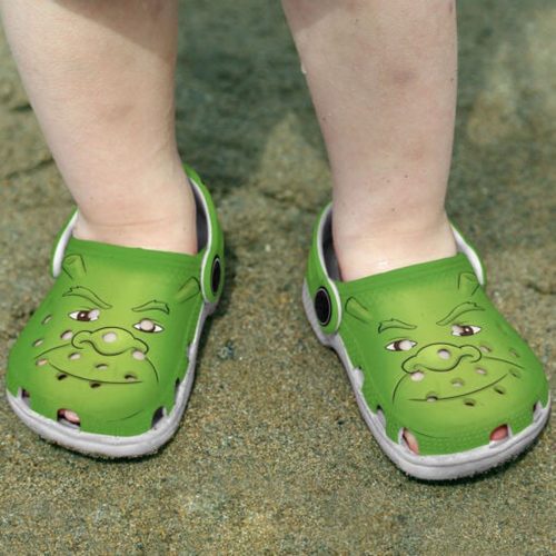 Shrek Face GreenClogs: Comfortable Clogsband Clog Water Shoes