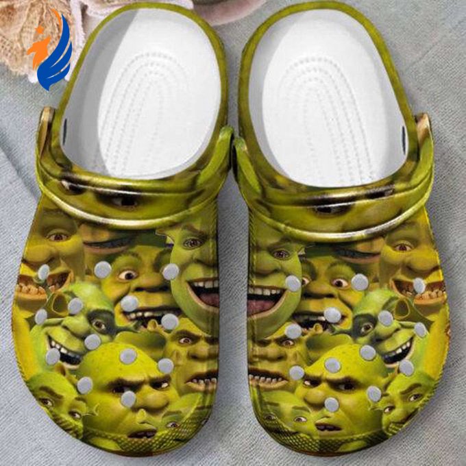 Shrek Full Face Art Unisex Classic Clogs – Unique Fan Gifts 2024 Shrek Full Face Art Unisex Classic Clogs – Unique Fan Gifts 2024