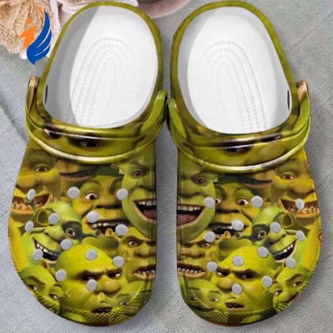 Shrek Full Face ArtClogs – Comfortable Water Shoes Clogsband Clog for Ultimate Style & Comfort Shrek Full Face ArtClogs – Comfortable Water Shoes Clogsband Clog for Ultimate Style & Comfort