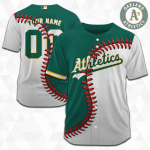 MLB Oakland Athletics Personalized Mix Baseball Jersey Gift for Men Women