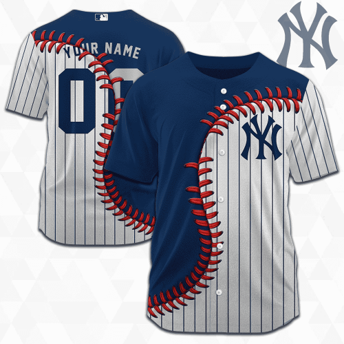 MLB New York Yankees Personalized Mix Baseball Jersey Gift for Men Women