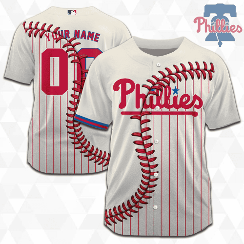 MLB Philadelphia Phillies Personalized Mix Baseball Jersey Gift for Men Women