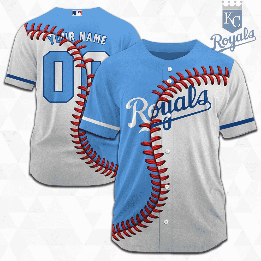 MLB Kansas City Royals Personalized Mix Baseball Jersey Gift for Men Women MLB Kansas City Royals Personalized Mix Baseball Jersey Gift for Men Women