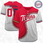 MLB Minnesota Twins Personalized Mix Baseball Jersey Gift for Men Women