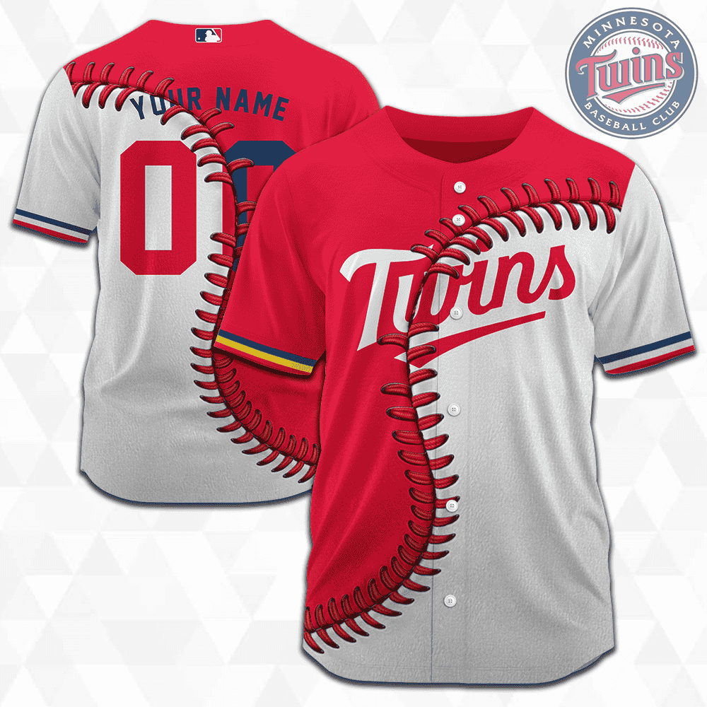 MLB Minnesota Twins Personalized Mix Baseball Jersey Gift for Men Women MLB Minnesota Twins Personalized Mix Baseball Jersey Gift for Men Women