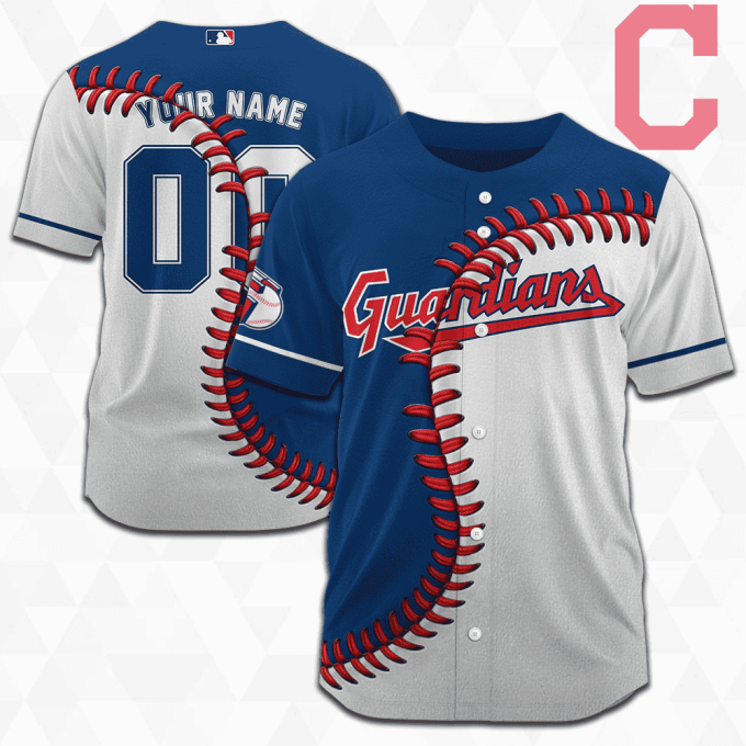 MLB Cleveland Guardians Personalized Mix Baseball Jersey Gift for Men Women MLB Cleveland Guardians Personalized Mix Baseball Jersey Gift for Men Women