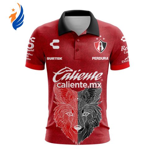 LIGA MX Atlas F.C 2023 – 2024 Away Aztec Design Polo