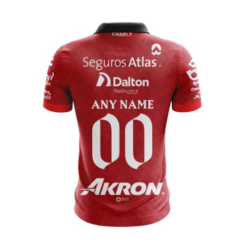 LIGA MX Atlas F.C 2023 – 2024 Away Dia De Muertos Design Polo