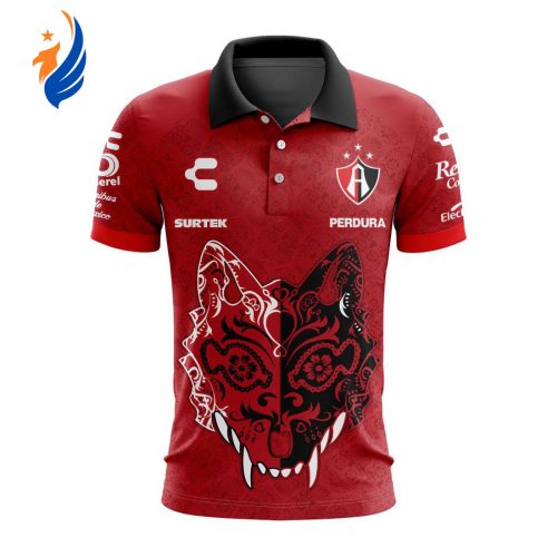 LIGA MX Atlas F.C 2023 – 2024 Away Dia De Muertos Design Polo