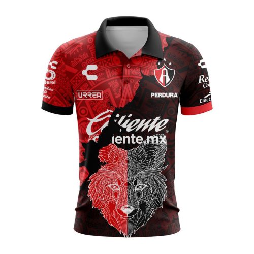 LIGA MX Atlas F.C 2023 – 2024 Home Aztec Polo