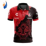 LIGA MX Atlas F.C 2023 – 2024 Home Dia De Muertos Design Polo LIGA MX Atlas F.C 2023 – 2024 Home Dia De Muertos Design Polo