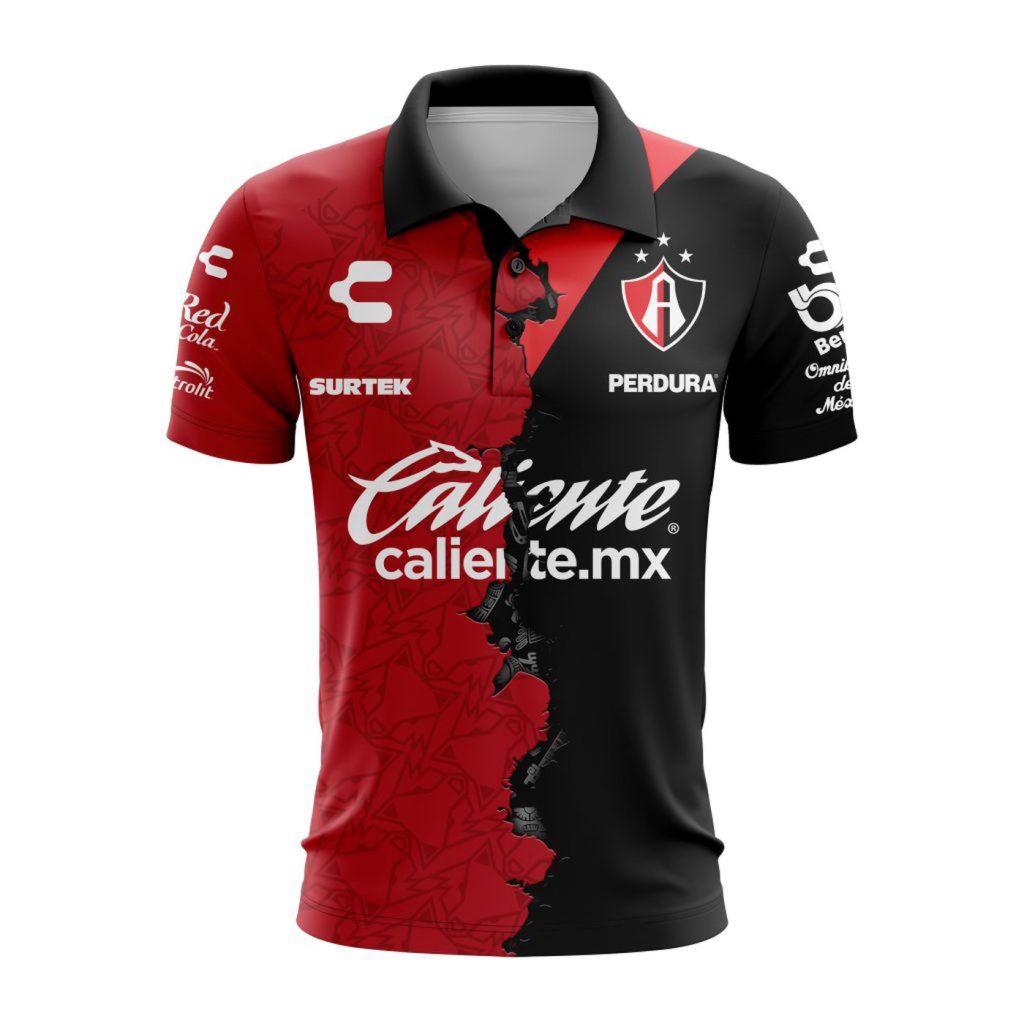 LIGA MX Atlas F.C 2023 – 2024 Home Mix Away Polo LIGA MX Atlas F.C 2023 – 2024 Home Mix Away Polo