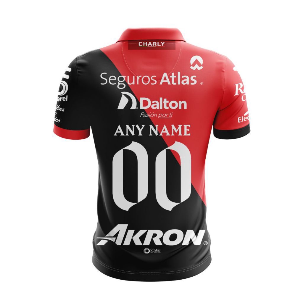 LIGA MX Atlas F.C 2023 – 2024 Home Polo LIGA MX Atlas F.C 2023 – 2024 Home Polo