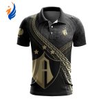 LIGA MX Atlas F.C Special Black And Gold Design Polo