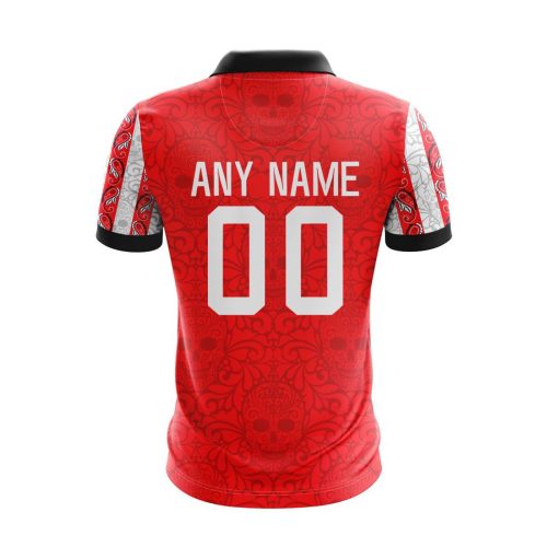 LIGA MX Atlas F.C Special Dia De Muertos Design Polo Gift for Men Women