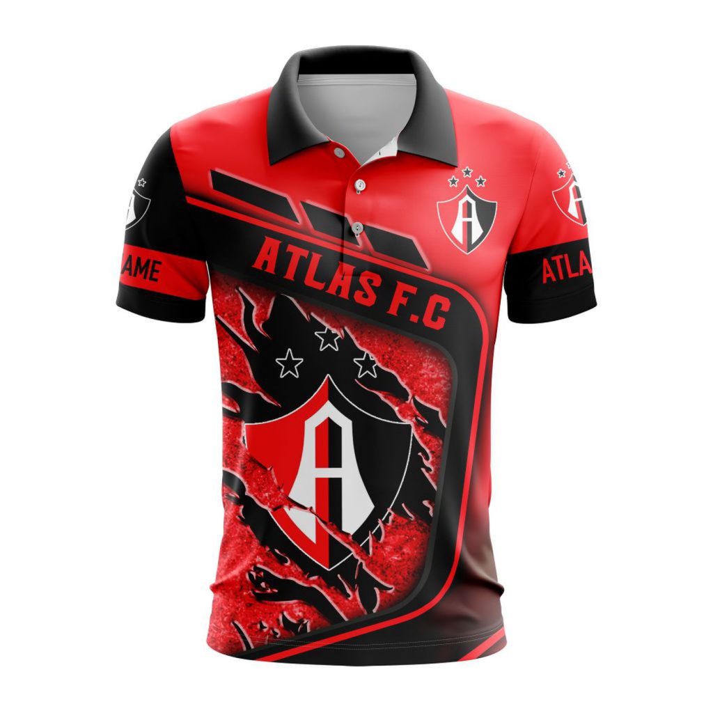 LIGA MX Atlas F.C Special Polo Design Gift for Men Women LIGA MX Atlas F.C Special Polo Design Gift for Men Women