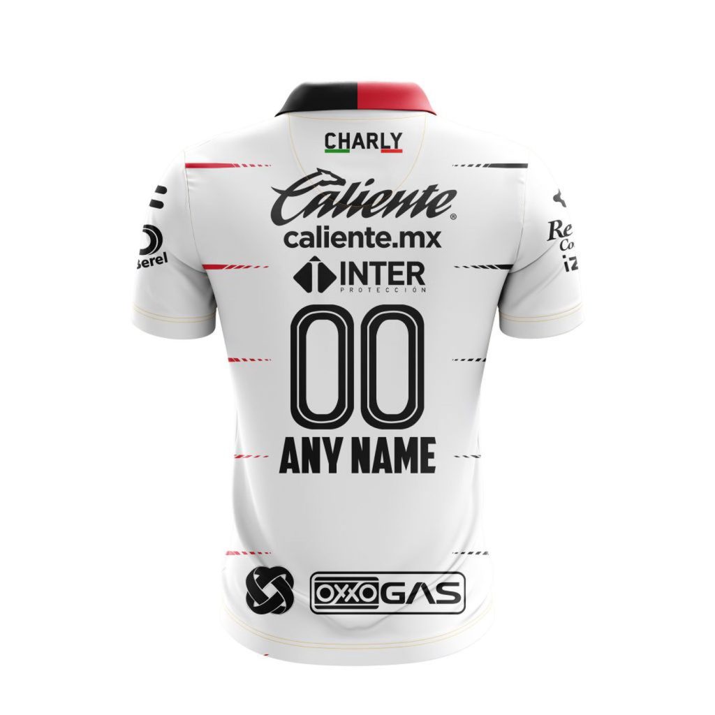 LIGA MX Atlas Fútbol Club 2022 BICAMPEÓN Away Polo LIGA MX Atlas Fútbol Club 2022 BICAMPEÓN Away Polo