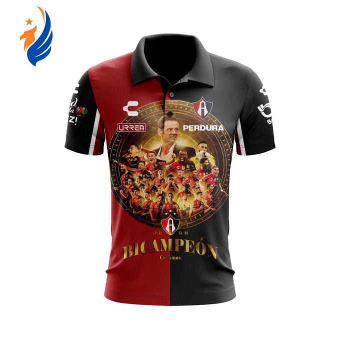 LIGA MX Atlas Fútbol Club 2022 BICAMPEÓN Polo LIGA MX Atlas Fútbol Club 2022 BICAMPEÓN Polo