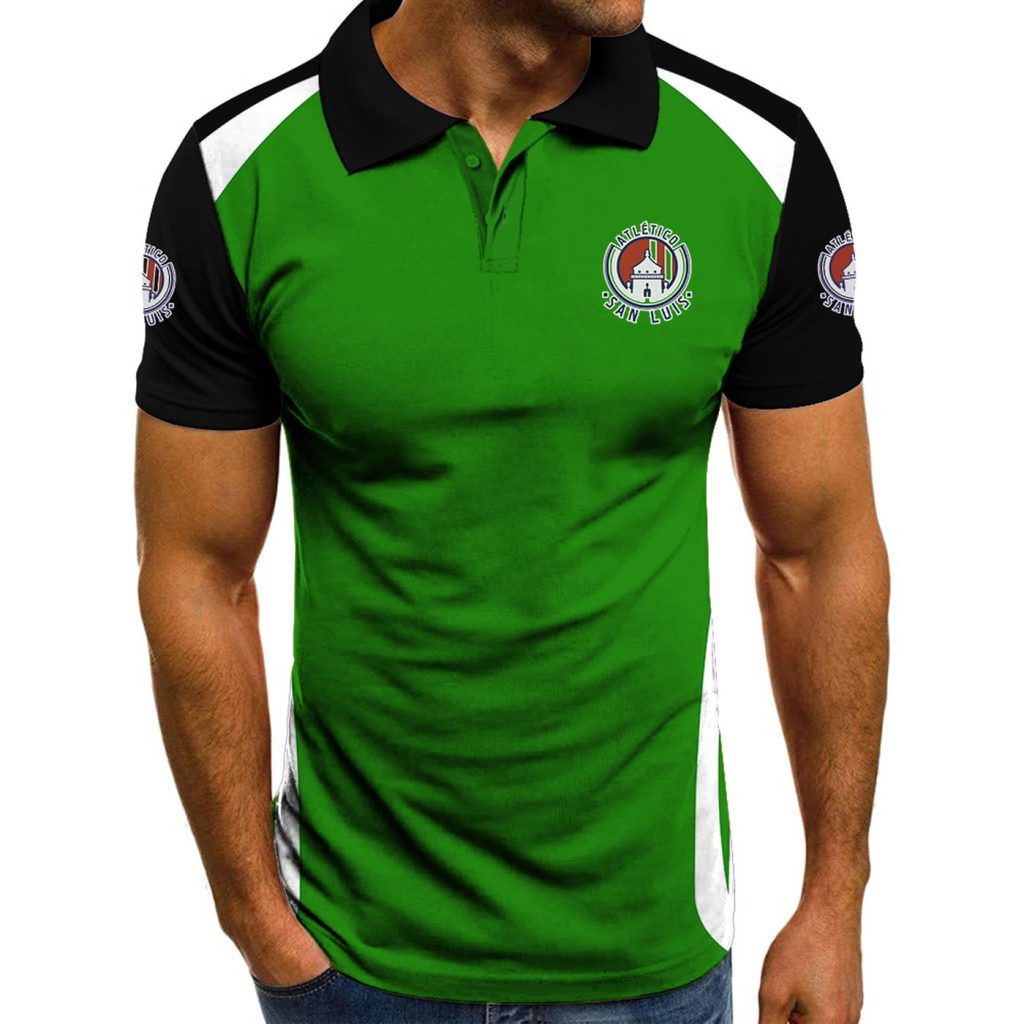 Liga MX Atlético San Luis Fútbol Polo Shirt Liga MX Atlético San Luis Fútbol Polo Shirt
