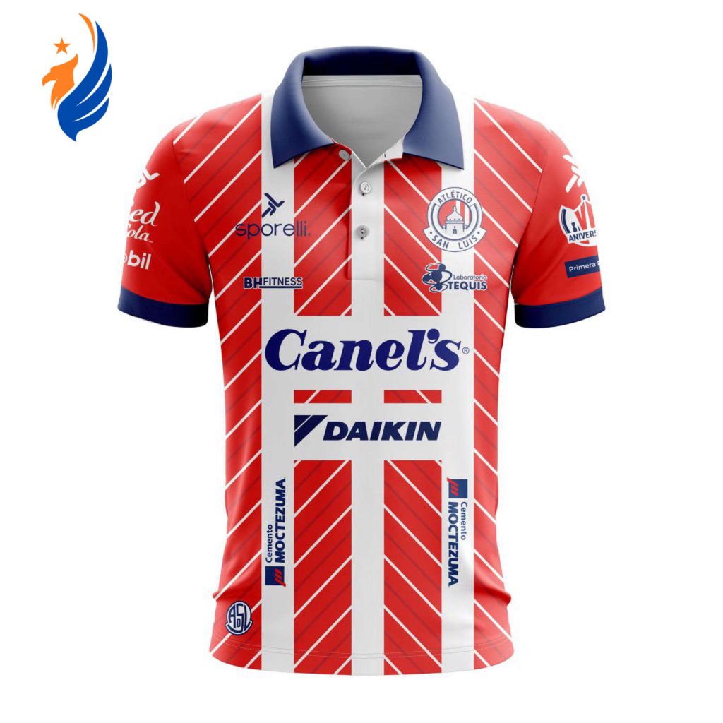 LIGA MX Atletico San Luis Personalized 2024-2025 Home Polo LIGA MX Atletico San Luis Personalized 2024-2025 Home Polo