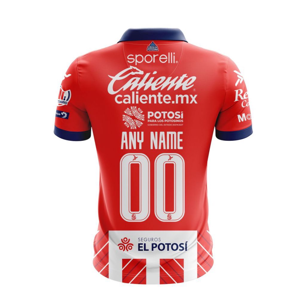 LIGA MX Atletico San Luis Personalized 2024-2025 Home Polo LIGA MX Atletico San Luis Personalized 2024-2025 Home Polo