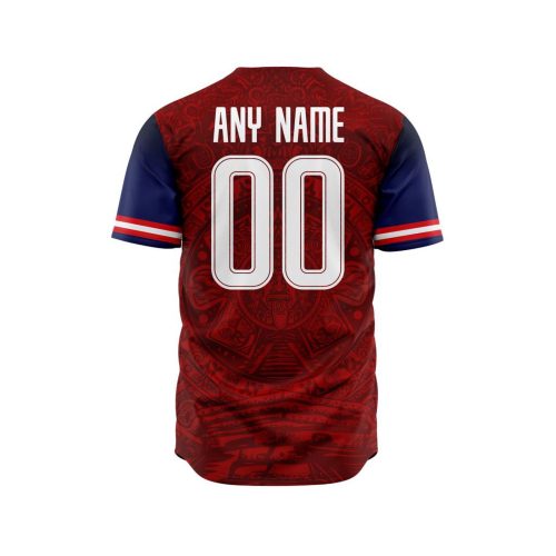 LIGA MX Atletico San Luis Special Aztec Design Baseball Jersey Gift for Men Women