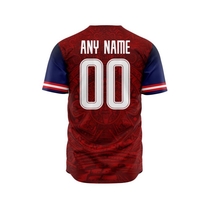LIGA MX Atletico San Luis Special Aztec Design Baseball Jersey Gift for Men Women