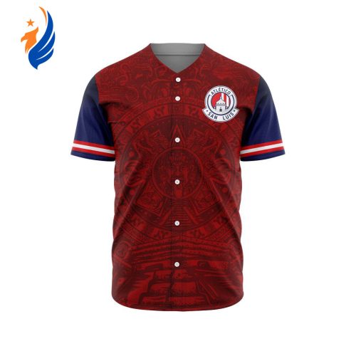 LIGA MX Atletico San Luis Special Aztec Design Baseball Jersey Gift for Men Women