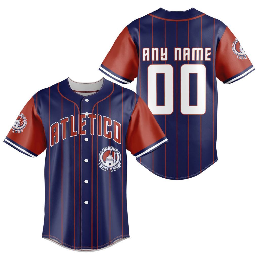 LIGA MX Atletico San Luis Special Baseball Jersey Gift for Men Women LIGA MX Atletico San Luis Special Baseball Jersey Gift for Men Women