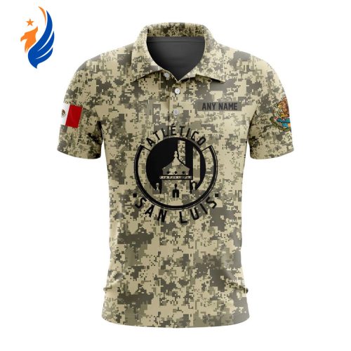 LIGA MX Atletico San Luis Special Camo Design Polo Gift for Men Women