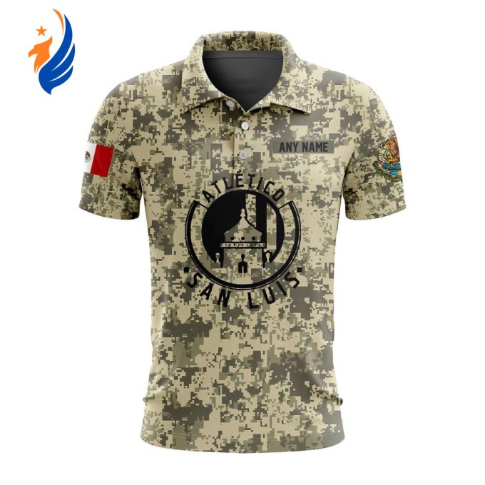LIGA MX Atletico San Luis Special Camo Design Polo Gift for Men Women LIGA MX Atletico San Luis Special Camo Design Polo Gift for Men Women