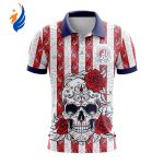LIGA MX Atletico San Luis Special Dia De Muertos Design Polo Gift for Men Women LIGA MX Atletico San Luis Special Dia De Muertos Design Polo Gift for Men Women