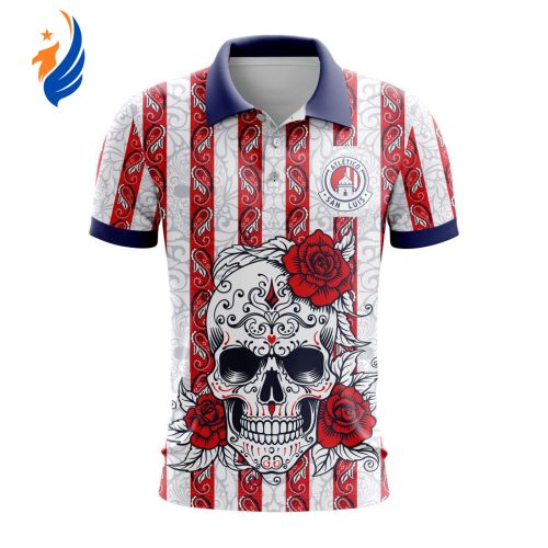 LIGA MX Atletico San Luis Special Dia De Muertos Design Polo Gift for Men Women