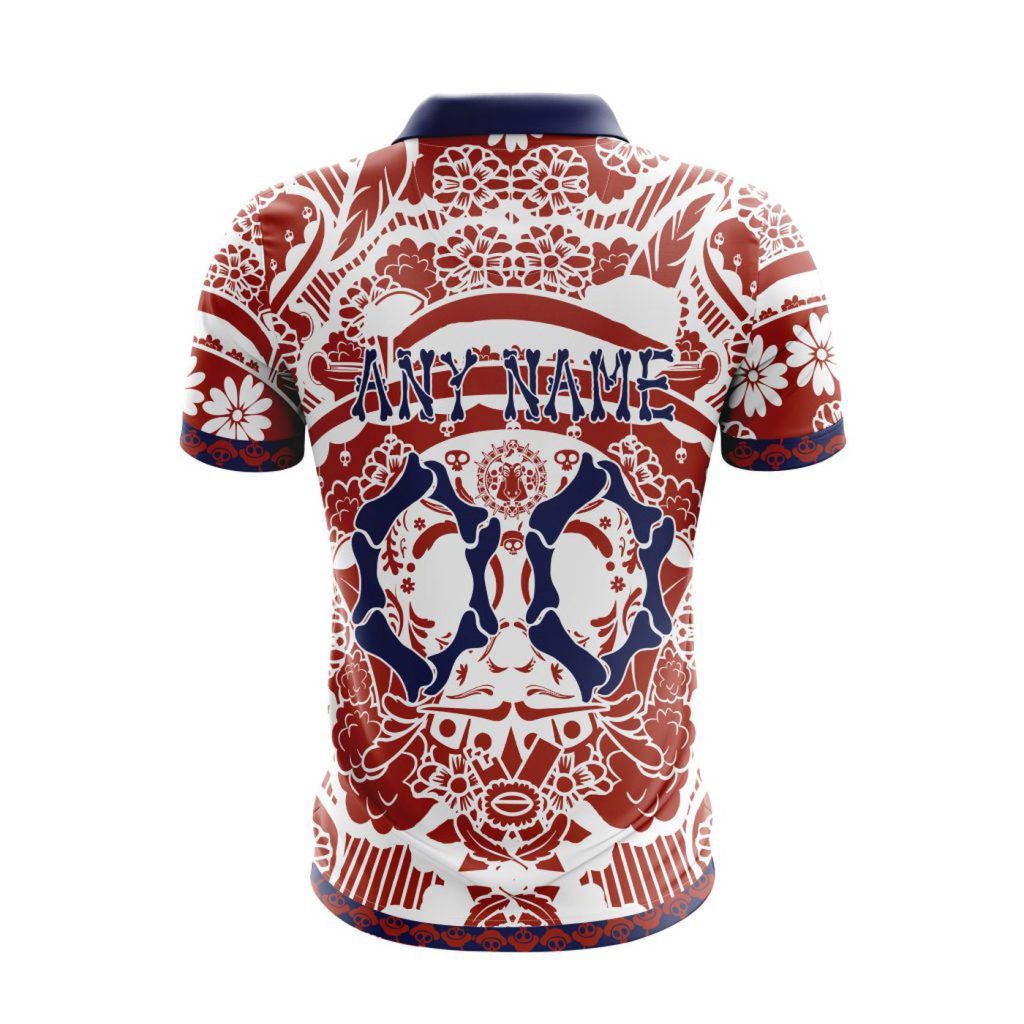 LIGA MX Atletico San Luis Special Dia De Muertos Design Polo Gift for Men Women LIGA MX Atletico San Luis Special Dia De Muertos Design Polo Gift for Men Women
