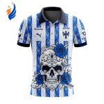 LIGA MX C.F. Monterrey 2023 – 2024 Home Dia De Muertos Design Polo