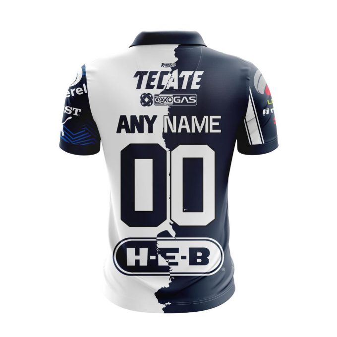 LIGA MX C.F. Monterrey Personalized 2024-2025 Home Mix Away Design Polo