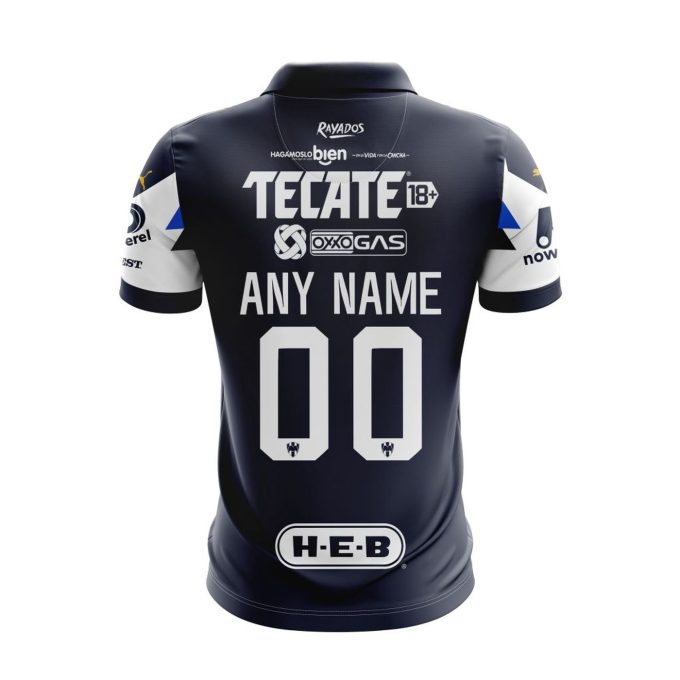 LIGA MX C.F. Monterrey Personalized 2024 Third Polo