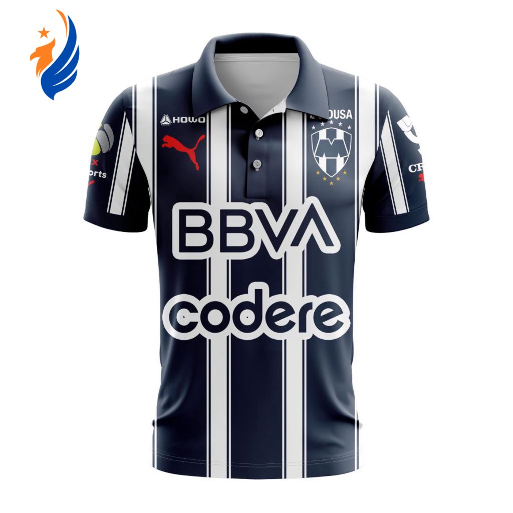 LIGA MX C.F. Monterrey Personalized 2025 Home Polo LIGA MX C.F. Monterrey Personalized 2025 Home Polo